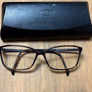 Black and Brown Stepper Glasses